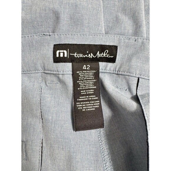 Travis Mathew Beck Shorts Mens 42 Blue Performance Golf Stretch Wicking - Picture 3 of 7